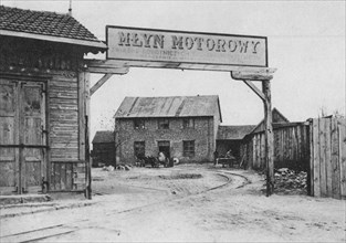 Motor Mill at 44 Wolska Street in Warsaw ca. before 1939