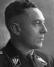 Albert Forster, German SS-Obergruppenführer, a general with the Waffen-SS and Member of Parliament for the NSDAP in the Reichstag ca. 1939-1940