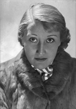 Ewa Bonacka, Polish actress and director; portrait ca. 1937