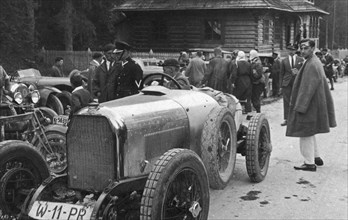 International Tatra Car Rally, August 1927. Winner in the class of racing cars Henryk Liefeldt on the Austro-Daimler car