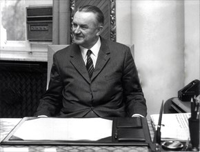 Piotr Jaroszewicz, Prime Minister of the People's Republic of Poland 1970-1980 ca. 1973