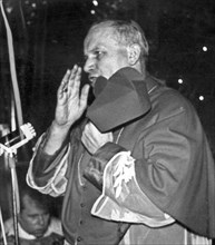 Karol Wojtyla - the pastoral visitation order oo. Carmelite on the Sand in Kracow, June 1967