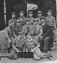 Hasmonean group, the religious guard's nest, Elul Tirzad, Kalachev Poland ca. 1934