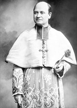 Cardinal Amette, standing three-quarters