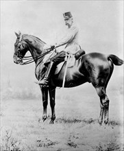 Emperor Franz Josef, on horse back