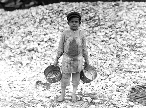 Photograph of a Young Shrimp Picker Named Manuel, 1912