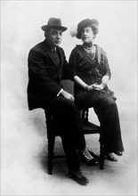 Prince Alexander Miskinoff [i.e., Mishkinoff] & Mrs. Aimee Gouraud ca. 1910-1915