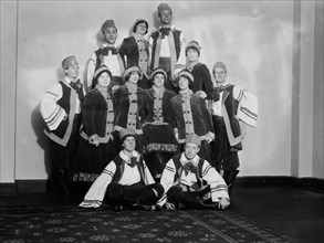 Date: 1910-1915 - Suffrage dancers - Russian group