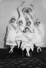 Date: 1910-1915 - Suffrage dancers