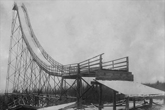 Date: 1910-1915 - Ski slide, Virginia, Minnesota