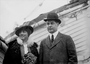 Fred Herreshoff & wife ca. 1910-1915