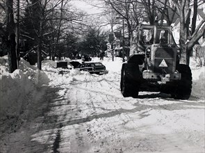 Snow Removal, Arlington Street, Brockton, Massachusetts ca. 2/13/1978