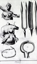 Instruments for breast surgery ca. 1700s