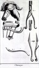 Surgical instruments by Petit ca. 1700s