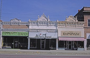 1980s United States -  Commercial buildings, Aurora Colorado ca. 1980