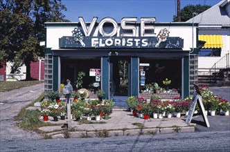 1980s United States -  Vose Florists; Route 122 Cumberland Rhode Island ca. 1984