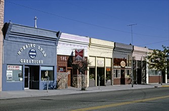 1990s United States -  Five stores, Walsenburg Colorado ca. 1991