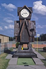 1980s United States -  Clock -  Jackson Golf World -  Route 51 -  Jackson -  Mississippi ca. 1986