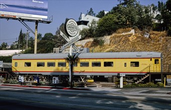 1990s United States -  Carney's Diner -   Sunset Boulevard -  Hollywood -  California ca. 1991