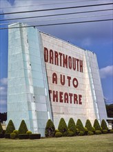 1970s United States -  Dartmouth Auto Theatre horizontal view Route 6 Dartmouth Massachusetts ca. 1978