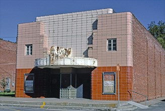 1980s United States -  El Jon Theater -  Route 24 -  Brunswick -  Missouri ca. 1988