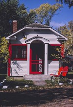 1980s United States -  Fairyland Cottages one cabin W. Lake Lane; Detroit Lakes Minnesota ca. 1980