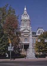 1990s United States -  Guernsey County Courthouse; Wheeling Street; Cambridge Ohio ca. 1995