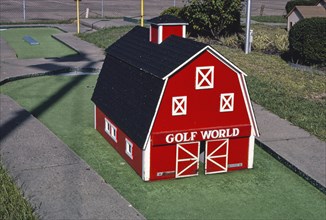 1980s United States -  Barn -  Jackson Golf World -  Route 51 -  Jackson -  Mississippi ca. 1986
