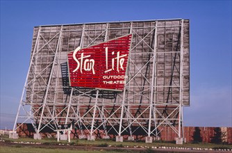 1980s United States -  Star Lite Outdoor Theater Route 81-B Fargo North Dakota ca. 1980