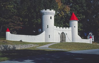 1980s United States -  Castle, Storyland, Route 30, Schellsburg, Pennsylvania 1984