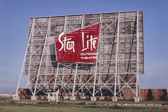1980s America -  Star Lite Outdoor Theater, Fargo, North Dakota 1980