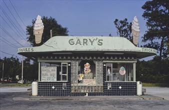 1970s America -  Gary's Ice Cream, Jacksonville, Florida 1979