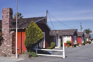 1970s United States -  Farm House Motel, Riverside, California 1977