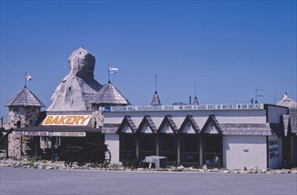 1980s America -   The Matterhorn, I-3, Frontage Rd, near Prairie Dell, Texas 1982