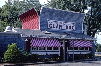 1980s America -   Clam Box, Ipswich, Massachusetts 1984