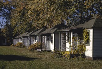 1990s United States -  Old cabins, east of Leesville, Leesville, New York 1995