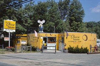 1970s America -   The Cheese House, Sturbridge, Massachusetts 1977