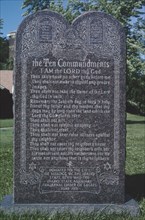 2000s America -  Ten Commandments Monument, Kellogg, Idaho 2004
