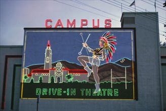 1970s America -  Campus Drive-In, San Diego, California 1979