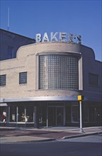 1980s America -  Baker's Men's Store, State & W 7th Street, Erie, Pennsylvania 1988