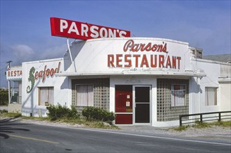 1970s America -   Parson's Restaurant, Mayport, Florida 1979