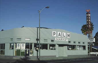 1970s America -  Palm Market, Oxnard, California 1977