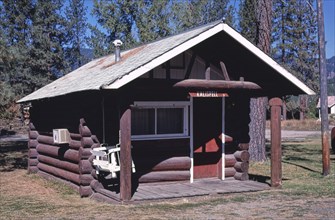 1980s United States -  St Regis Camp Motel, Saint Regis, Montana 1987