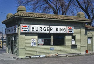 1980s America -   Burger King, Springfield, Ohio 1980