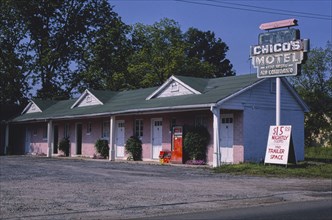 1980s United States -  Chico's Motel, Forest, Mississippi 1982