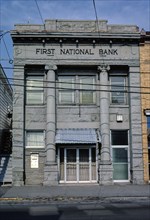 1980s United States -  First National Bank, Route 11, Avoca, Pennsylvania 1984