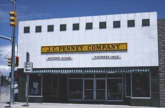2000s America -  JC Penny mother store, Kemmerer, Wyoming 2004