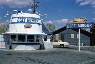 1970s America -   Beef Burger, Amarillo, Texas 1976