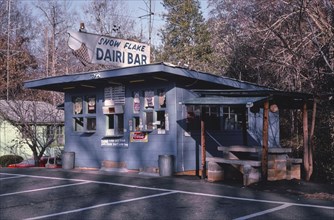 1980s America -  Snow Flake Dairi Bar, Tallahassee, Alabama 1984