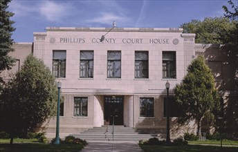 1990s United States -  Phillips County Courthouse, South Interocean Avenue, Holyoke, Colorado 1993